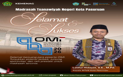 Sambut OMI 2026, Delegasi MTsN Kota Pasuruan Siap Berlaga di Bidang Matematika, IPA, dan IPS!