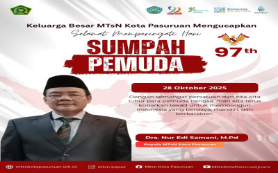 Satu Tanah Air, Satu Bangsa, Satu Bahasa: Menggenggam Semangat Peringatan Sumpah Pemuda ke 97 tahun 2025